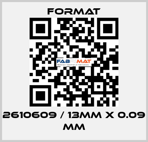 2610609 / 13mm x 0.09 mm Format