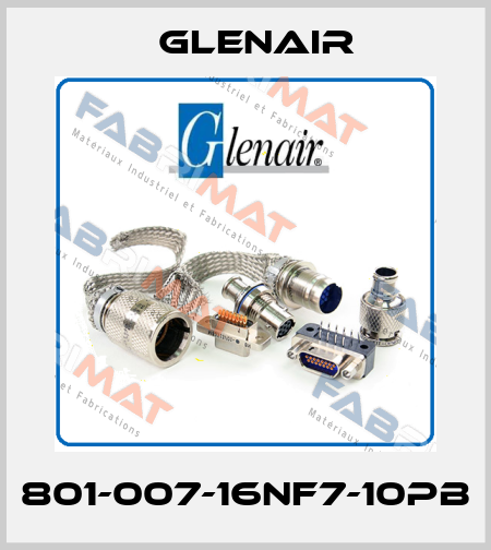 801-007-16NF7-10PB Glenair