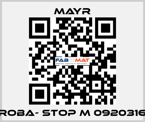 ROBA- stop M 0920316 Mayr