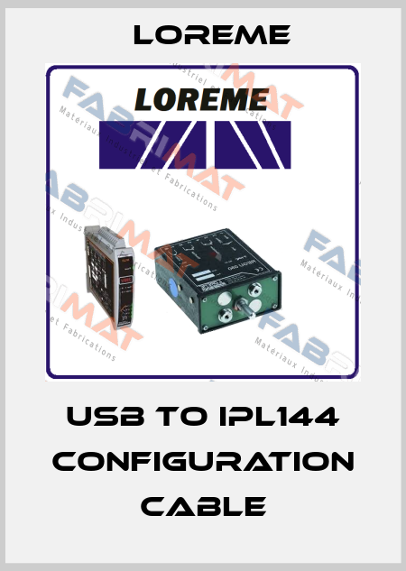 USB to IPL144 Configuration Cable Loreme
