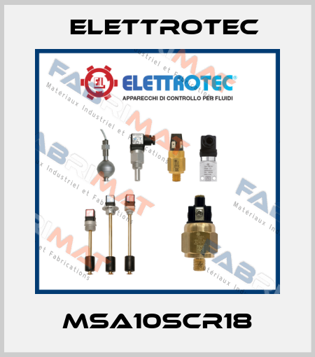 MSA10SCR18 Elettrotec