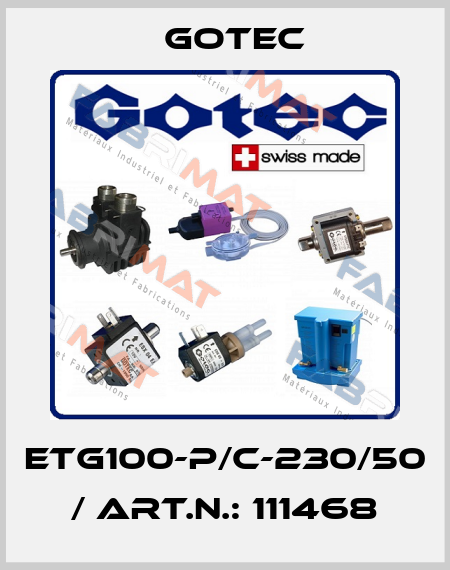 ETG100-P/C-230/50 / Art.N.: 111468 Gotec