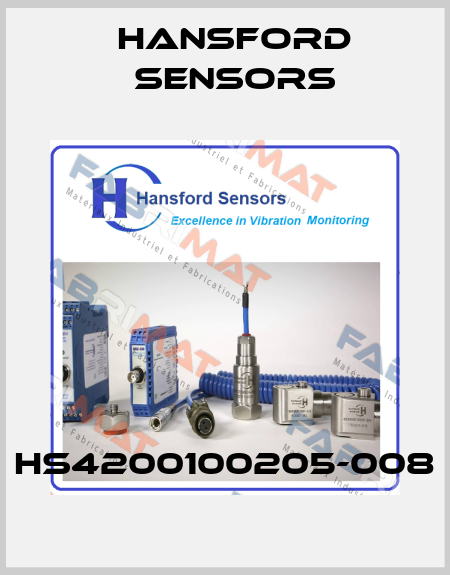 HS4200100205-008 Hansford Sensors
