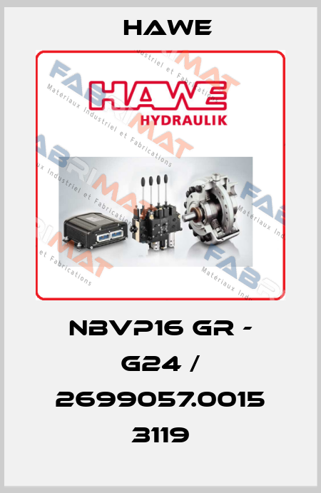 NBVP16 GR - G24 / 2699057.0015 3119 Hawe