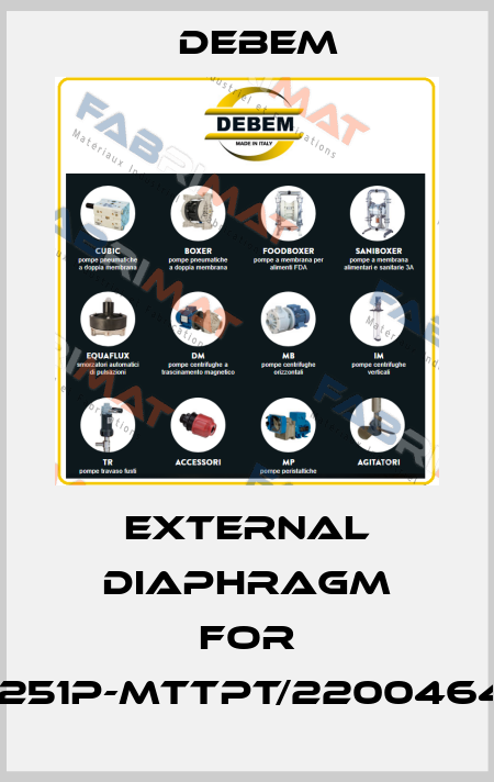 External diaphragm for IB251P-MTTPT/22004644 Debem