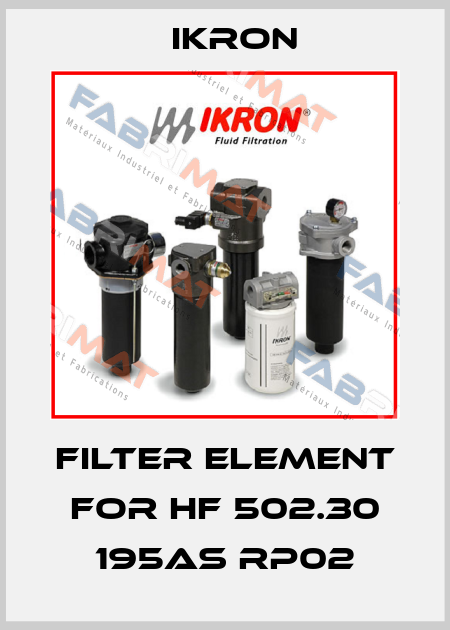 filter element for HF 502.30 195as rp02 Ikron