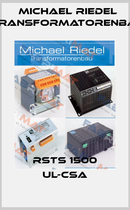 RSTS 1500 UL-CSA Michael Riedel Transformatorenbau