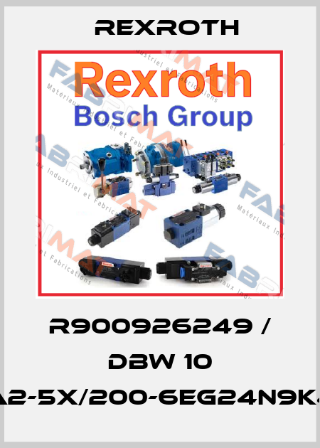 R900926249 / DBW 10 A2-5X/200-6EG24N9K4 Rexroth