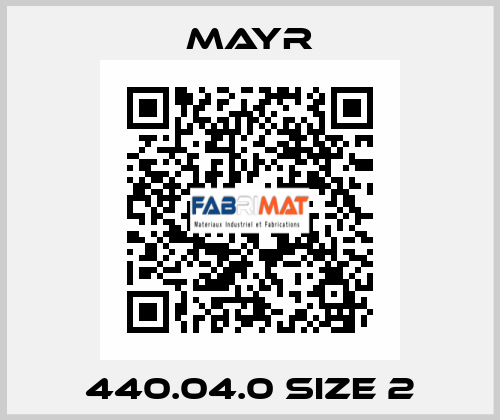440.04.0 size 2 Mayr