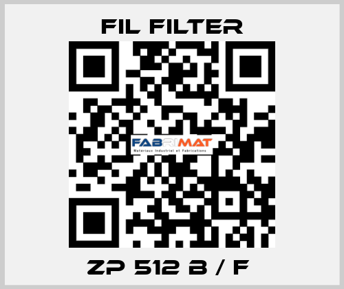 ZP 512 B / F  Fil Filter