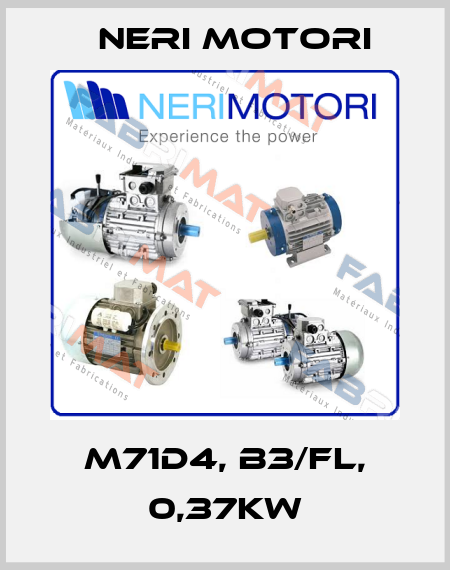 M71D4, B3/FL, 0,37kW Neri Motori