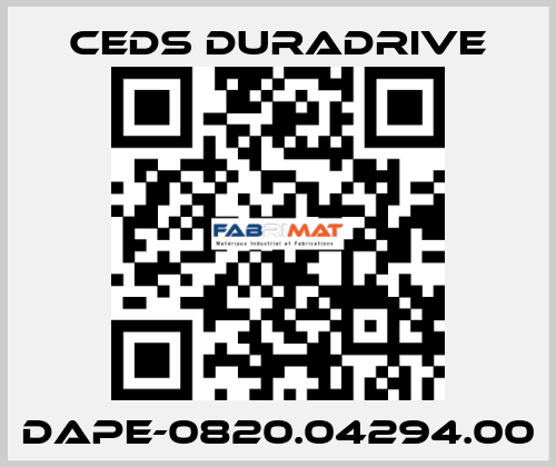 DAPE-0820.04294.00 Ceds Duradrive