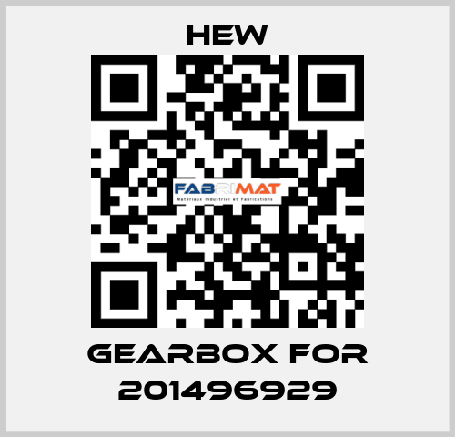 Gearbox for 201496929 HEW