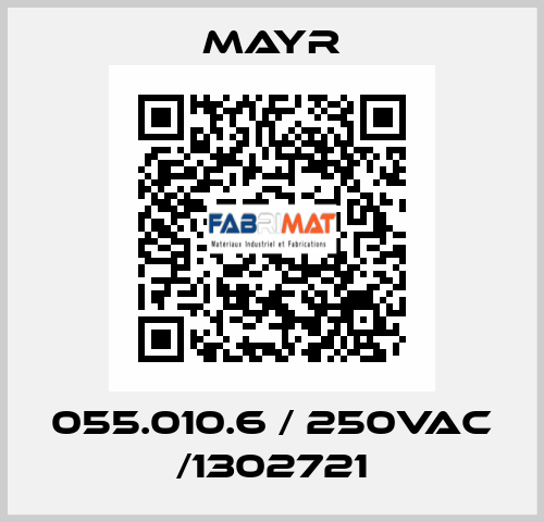 055.010.6 / 250VAC /1302721 Mayr