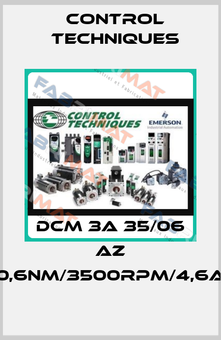 DCM 3A 35/06 AZ 0,6NM/3500RPM/4,6A Control Techniques