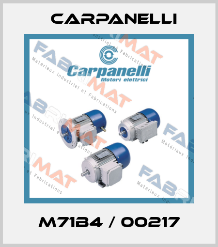 M71b4 / 00217 Carpanelli