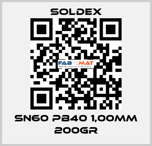 Sn60 Pb40 1,00mm 200Gr SOLDEX