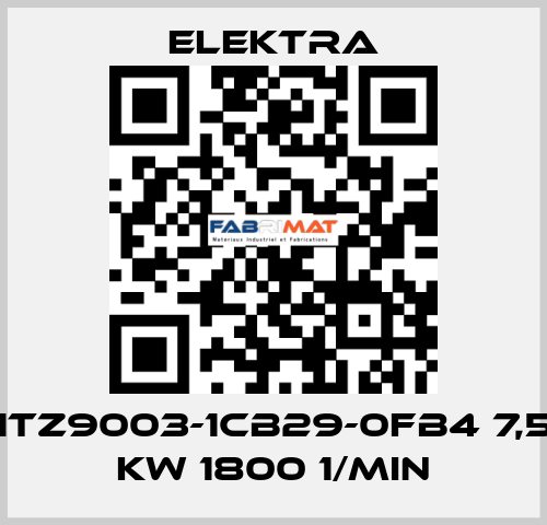 1TZ9003-1CB29-0FB4 7,5 kW 1800 1/min ELEKTRA