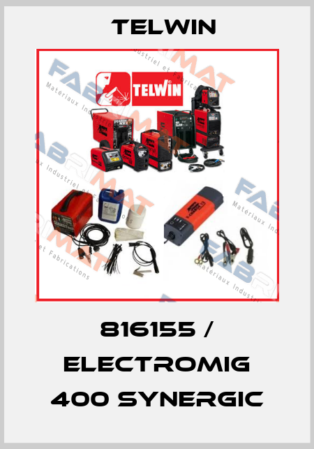 816155 / Electromig 400 Synergic Telwin