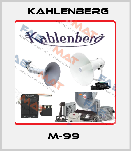 M-99  KAHLENBERG