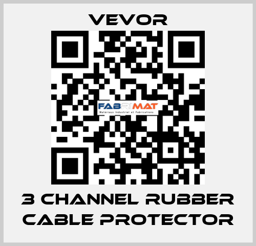 3 Channel Rubber Cable Protector VEVOR