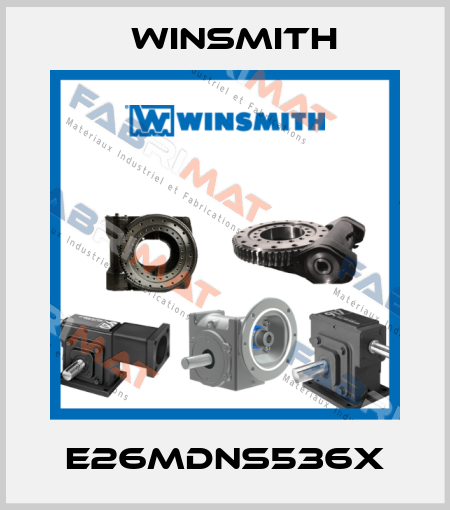 E26MDNS536X Winsmith