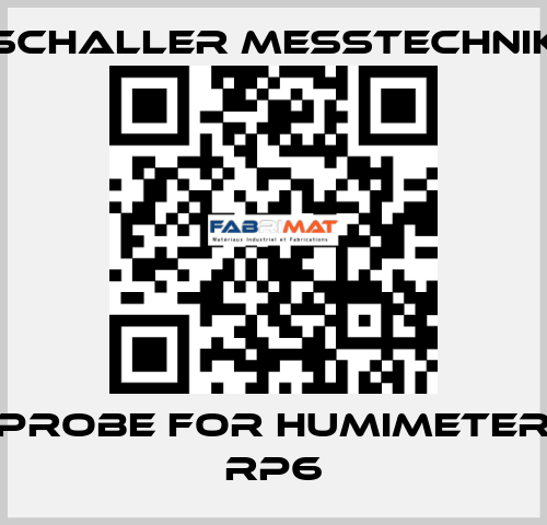 Probe for Humimeter RP6 Schaller Messtechnik