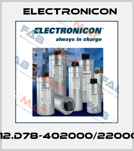 E12.D78-402000/220001 Electronicon