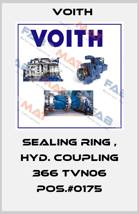 SEALING RING , HYD. COUPLING 366 TVN06 POS.#0175 Voith