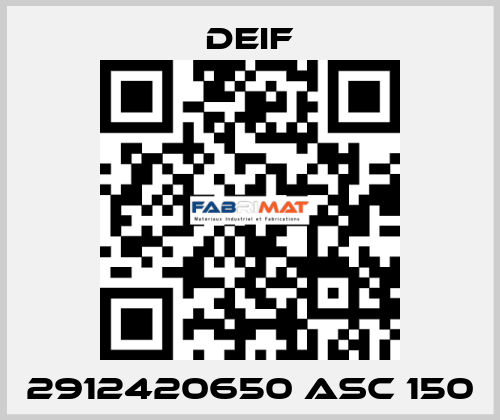 2912420650 ASC 150 Deif