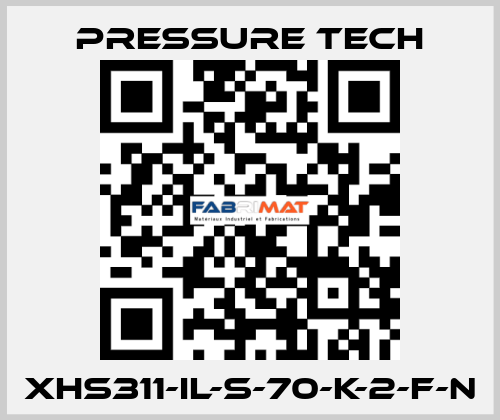 XHS311-IL-S-70-K-2-F-N Pressure Tech