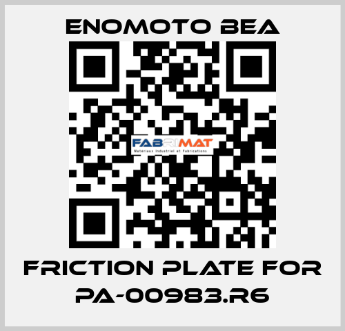 Friction Plate for PA-00983.R6 Enomoto BeA
