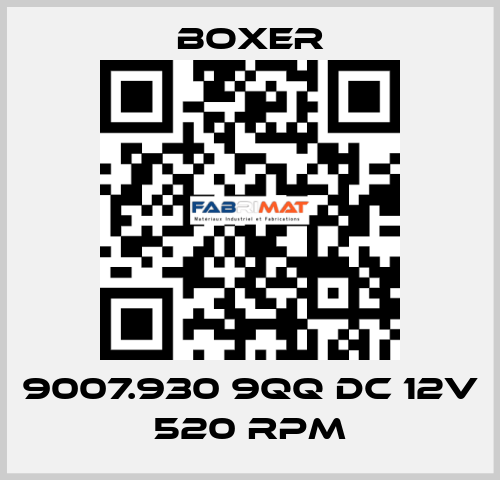 9007.930 9QQ DC 12V 520 rpm Boxer