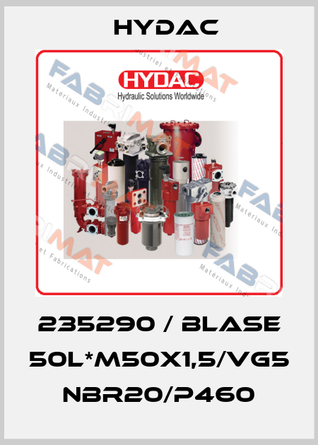 235290 / Blase 50L*M50x1,5/VG5 NBR20/P460 Hydac