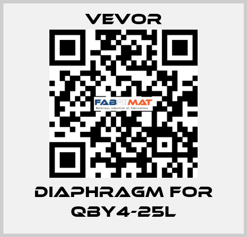 diaphragm for QBY4-25L VEVOR