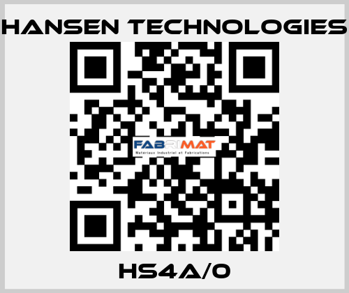 HS4A/0 HANSEN TECHNOLOGIES