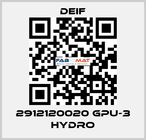 2912120020 GPU-3 Hydro Deif