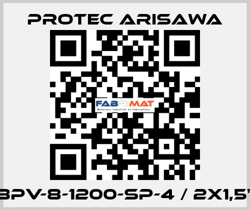 BPV-8-1200-SP-4 / 2x1,5" Protec Arisawa