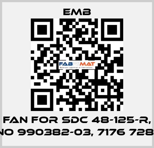 fan for SDC 48-125-R, no 990382-03, 7176 7281 Emb