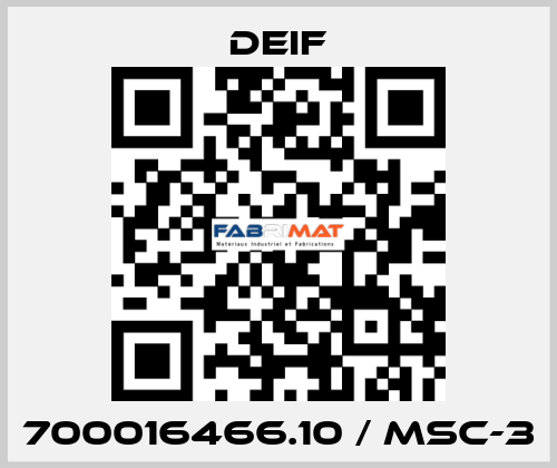 700016466.10 / MSC-3 Deif