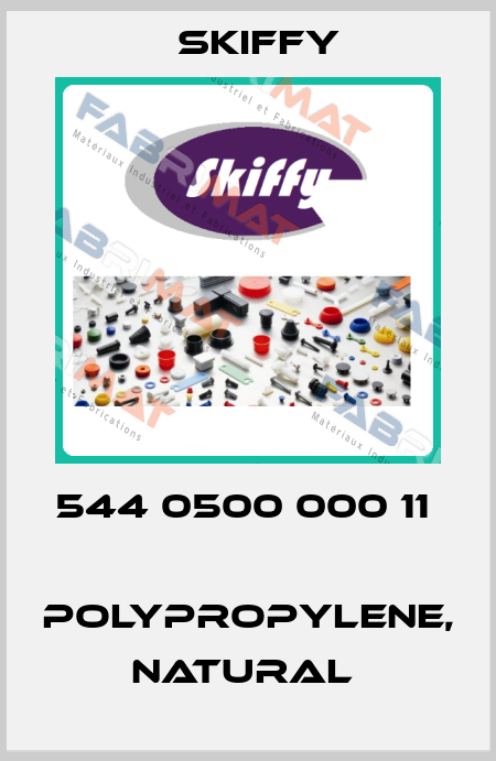 544 0500 000 11   Polypropylene, natural  Skiffy