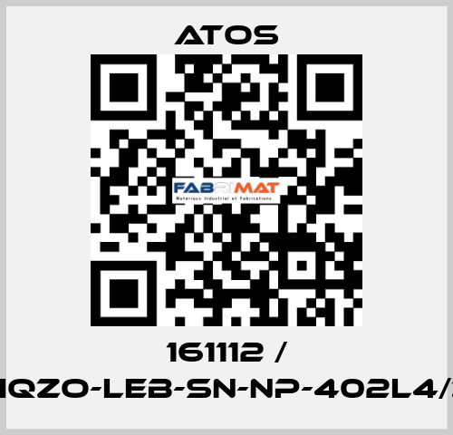 161112 / LIQZO-LEB-SN-NP-402L4/Z Atos