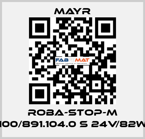 ROBA-STOP-M 100/891.104.0 S 24V/82W Mayr