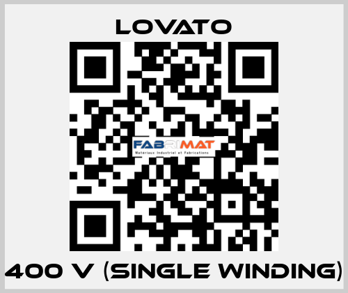 400 V (single winding) Lovato