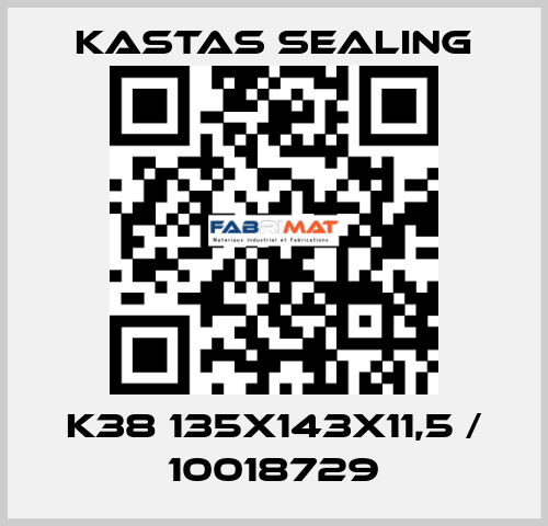 K38 135X143X11,5 / 10018729 Kastas Sealing