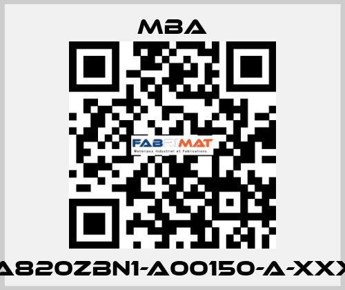 MBA820ZBN1-A00150-A-XXXXX MBA