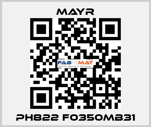 PH822 F0350MB31 Mayr