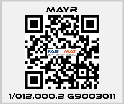 1/012.000.2 G9003011 Mayr