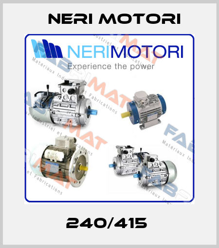 240/415  Neri Motori