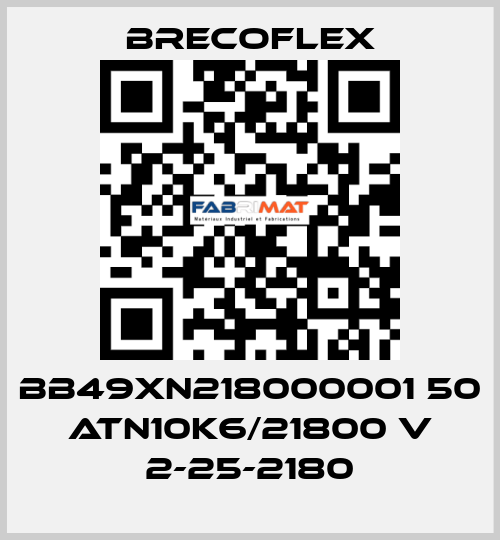 BB49XN218000001 50 ATN10K6/21800 V 2-25-2180 Brecoflex